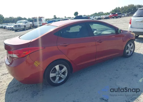 2011 Hyundai Elantra Limited (Ulsan Plant) from USA, damaged, VIN KMHDH4AE2BU115802